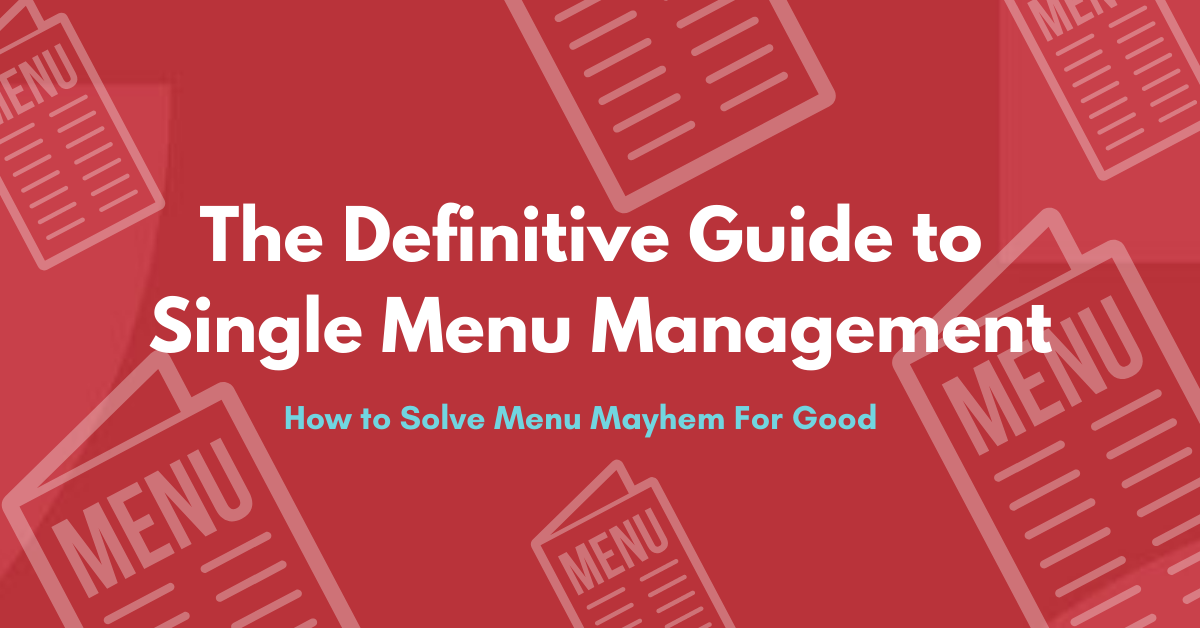 Menu Management for Enterprise Restaurants